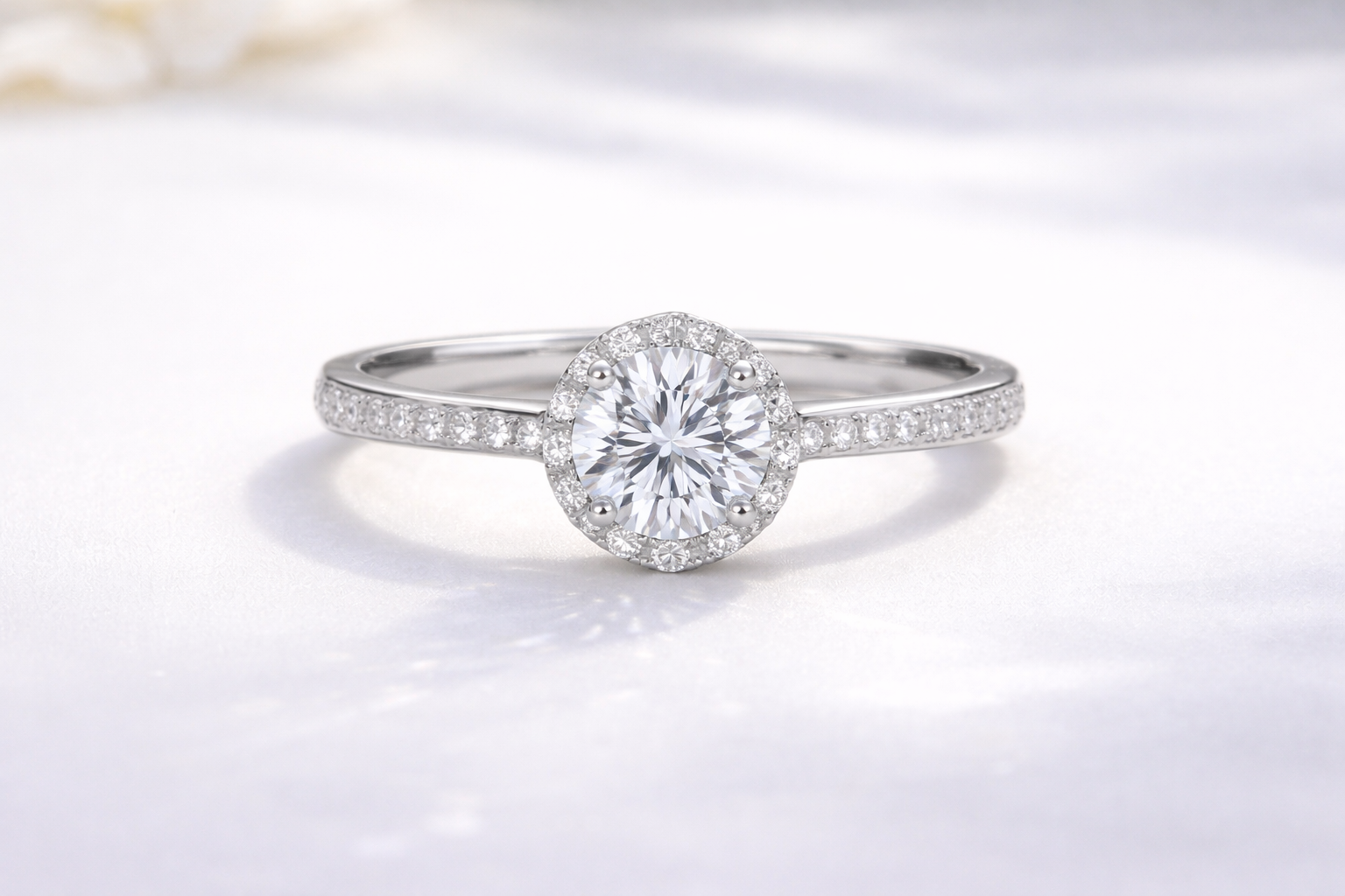Hidden Halo Ring